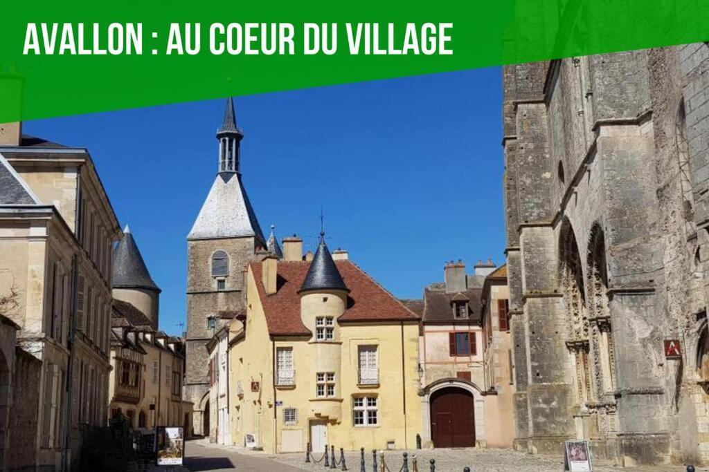 La Fontaine Neuve-Avallon-5 Personnes-1 Chambre-3 Lits-Parking-Wifi Ngoại thất bức ảnh