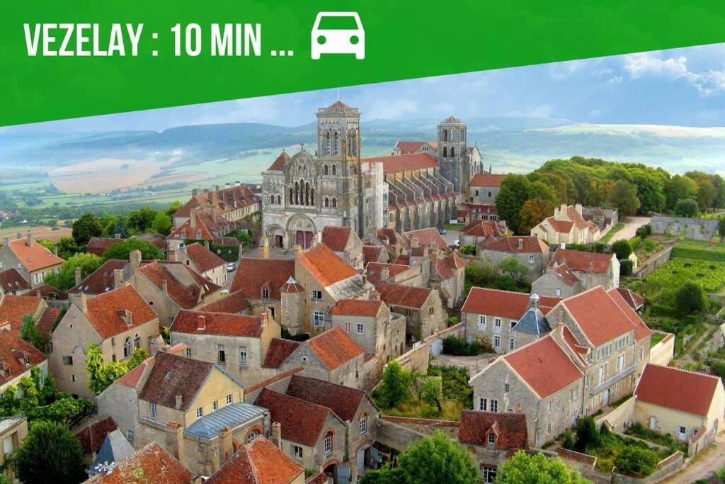 La Fontaine Neuve-Avallon-5 Personnes-1 Chambre-3 Lits-Parking-Wifi Ngoại thất bức ảnh
